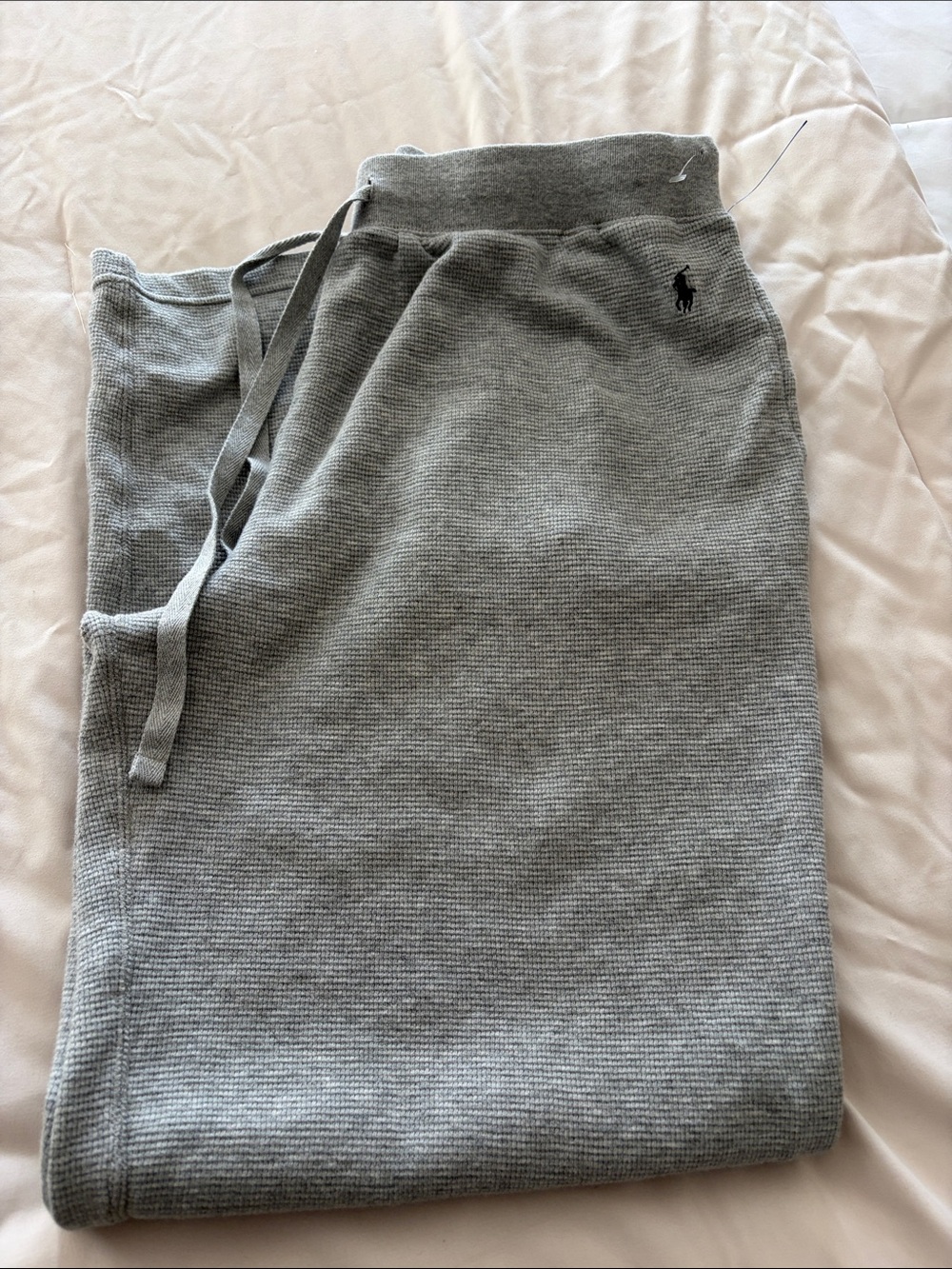 Polo by Ralph Lauren men Light Gray Knit Joggers